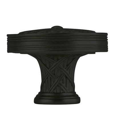 edgar berebi lakewood knob in matte black plate