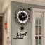 Sharinda Wall Clock for Living Room Decor, Decorative Modern Wall Clocks with Pendulum