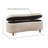 Bailey Boucle-Style Curved Storage Accent Bench-276019328