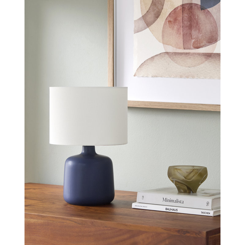 Vilnis Table Lamp, Navy