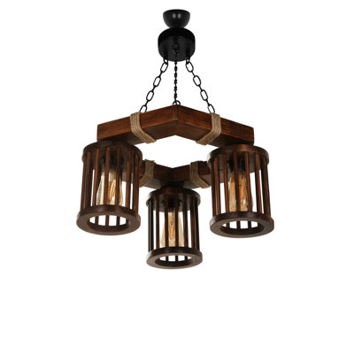 Lustre unique à 3 lumières Luisa