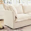 Canapé modulaire en chenille 3 avec housses détachables et sièges spacieux confortables et amovibles pour un look frais et épuré