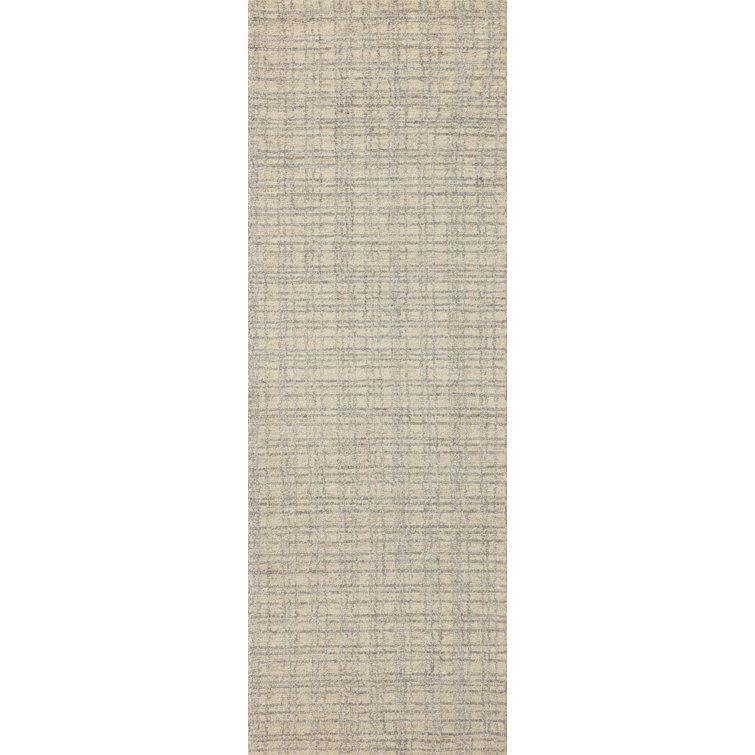 Polly Checkered Antique/Mist Area Rug
