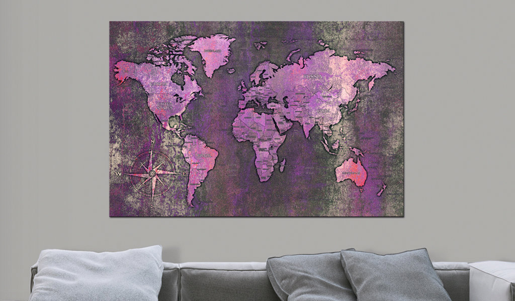 Leinwandbild - Amethyst Map