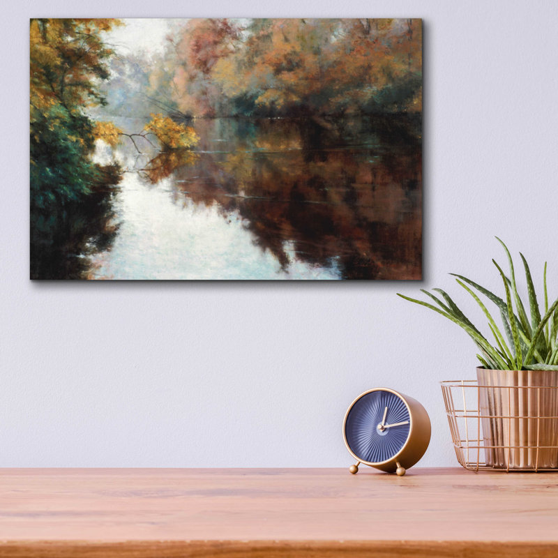 «Branch On The Charles» par - Impression sans cadre, L 16 po x H 12 po
