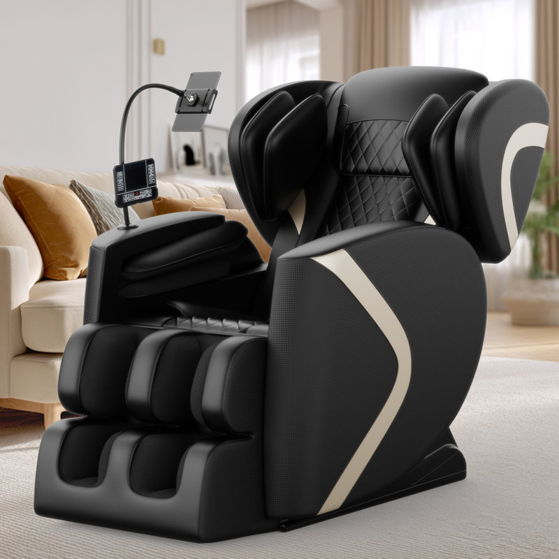 Fauteuil inclinable de massage corporel CloudRest à gravité zéro avec compression d'air, thermothérapie, massage des pieds et modes automatiques
