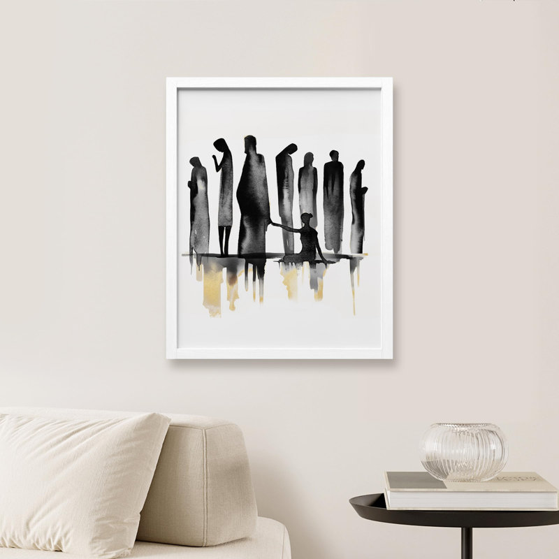 «Christ Believers» sur papier, Blanc, H 16 po x l 12 po