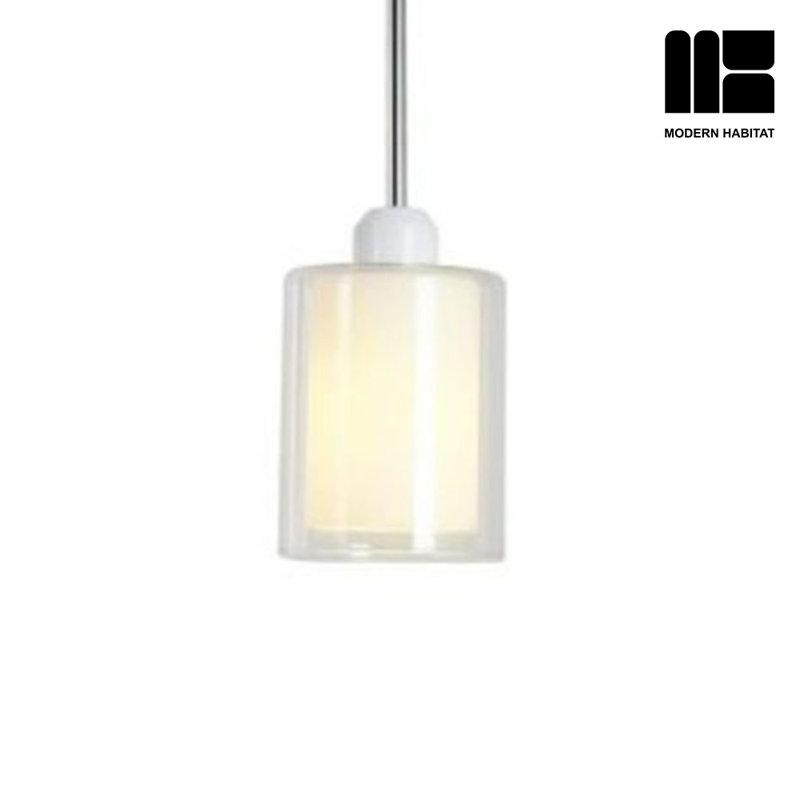 Luminaire suspendu chromé à 1 lumière Elegance