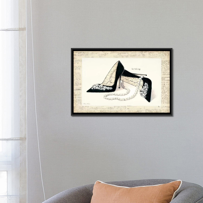 « from emily placard iv », impression sur toile tendue, H 18 po x l 26 po x P 1,5 po, Toile avec cadre noir, Pas de tapis