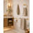 Nicolai 4-Piece Bathroom Accessory Set — Matte Black / Chrome / Brushed Gold Hardware Set-853636113