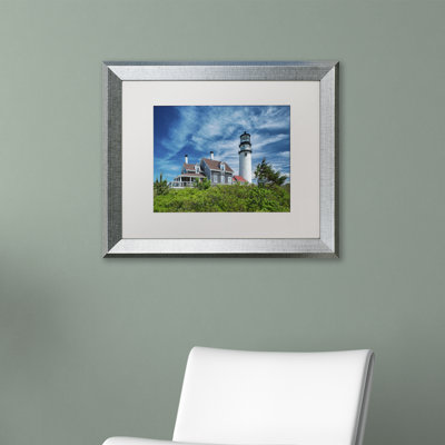 «Cape Cod Light» par Cliffton, reproduction de photo encadrée