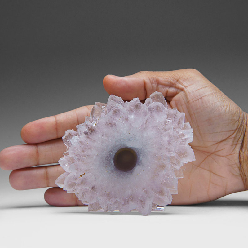 Quartz Stalactite Slice From Uruguay (213 Grams)