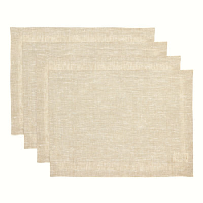 100% Pure Linen Placemats - Athena