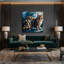 Art mural sur toile chats gris Skookum-1461086778