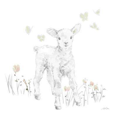 " Spring Lambs I Neutral " by Katrina Pete