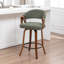 Tabouret de comptoir pivotant rembourré Providence-123200740