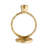 Round Ring Taper Candle Holder for Modern Home Decor - Sculptural Candle Holder for Tabletop Centerpiece and Living Room Decor - Gold-87058138-87058141
