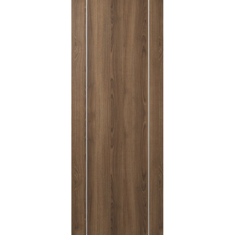 Dalle de porte intérieure standard en bois manufacturé Optima 2U, 31,75 po x 83,23 po, Pacane