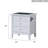 Hammond SMART 3 Drawer Nightstand White