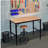 48" Heavy-Duty Adjustable Workbench for Garage, Rubber Wood Shop Table W/Rubber Pads, Hardwood Workstation Weight Capacity over 2000 Lbs