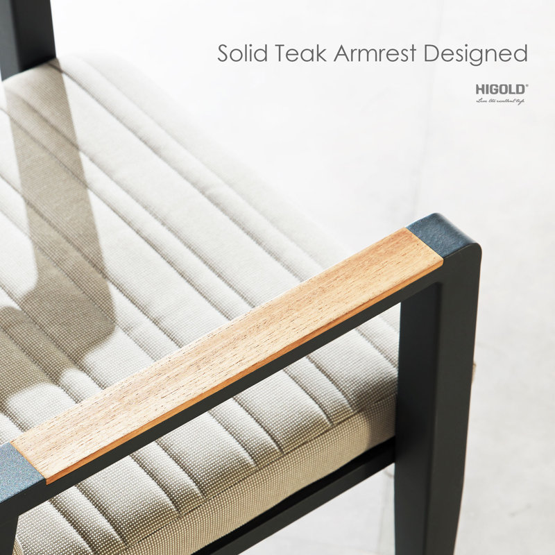 Emoti Outdoor Aluminum Chaise Lounge with 5.1" Thickness Cushion