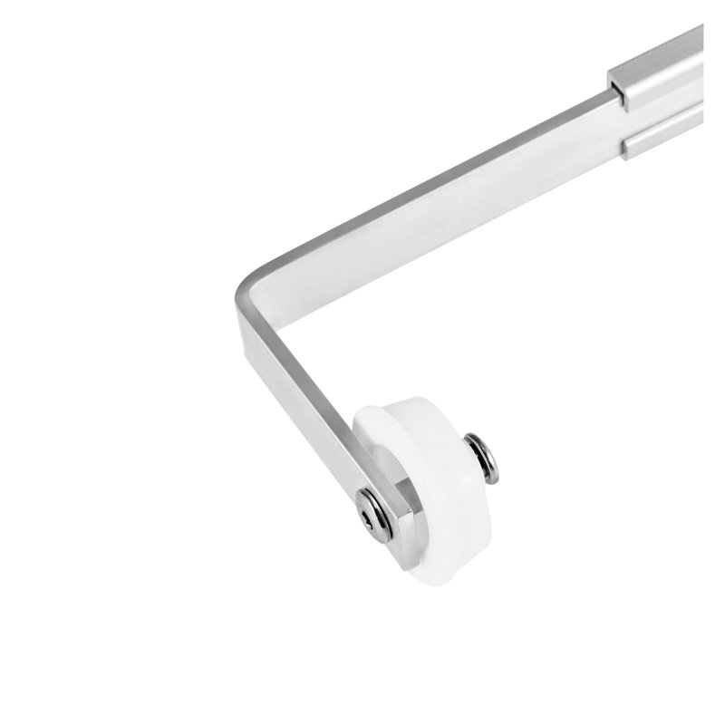 Cadre de rouleau de peinture réglable 12 à 18 pouces avec poignée ergonomique - Outil de peinture murale en alliage d'aluminium robuste pour une couverture professionnelle