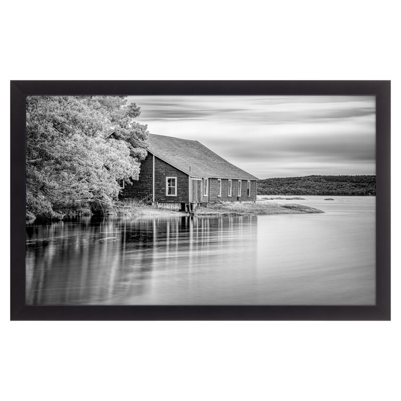 Cadre mural en bois blanc 12 "x 18" Gallery Solutions, Noir, 8,5 po x 14 po