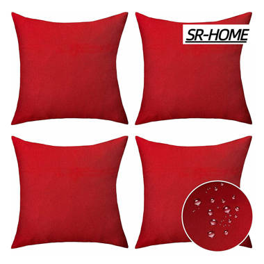 SR-HOME Decorative Throw Pillow Covers Cushion Cases, Set Of 4