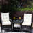 Outdoor Furniture 3 Piece : Sectional With Beige Back Cushions & Coffee Table - Seating Patio : For Use