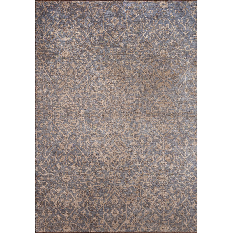 Odacia Floral Hand Loom Indoor / Outdoor Area Rug, Rectangle 5'3" x 7'7"