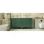 Ensemble de meuble-lavabo simple 60 po avec lavabo en céramique 60 po (séparé), ensemble de meuble-lavabo autoportant avec 3 tiroirs, armoire de rangement à cadre en bois, vert