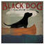 « black dog canoë », reproduction d’impression sur toile tendue-31877085