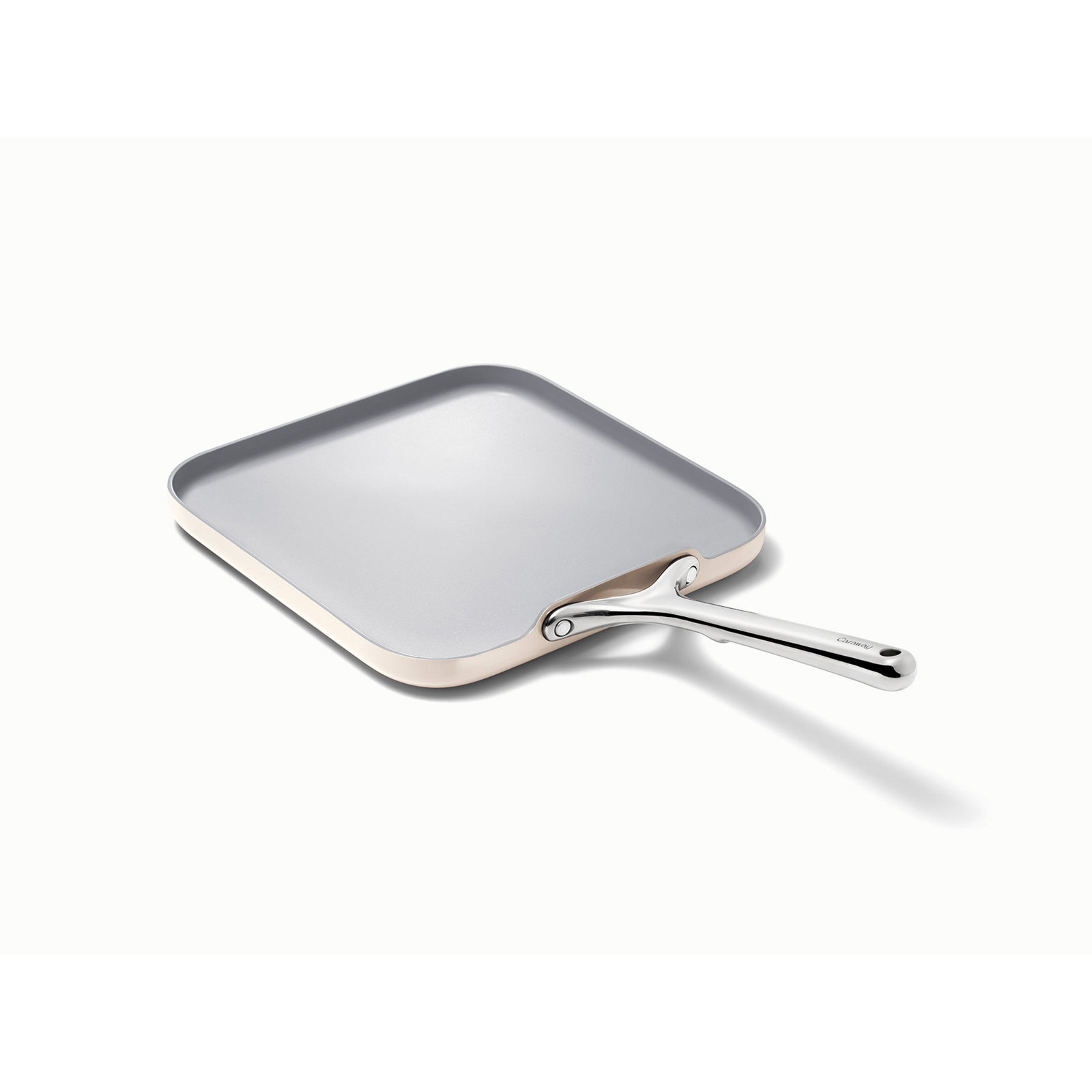 Caraway 11" Square Flat Griddle Pan, Cream