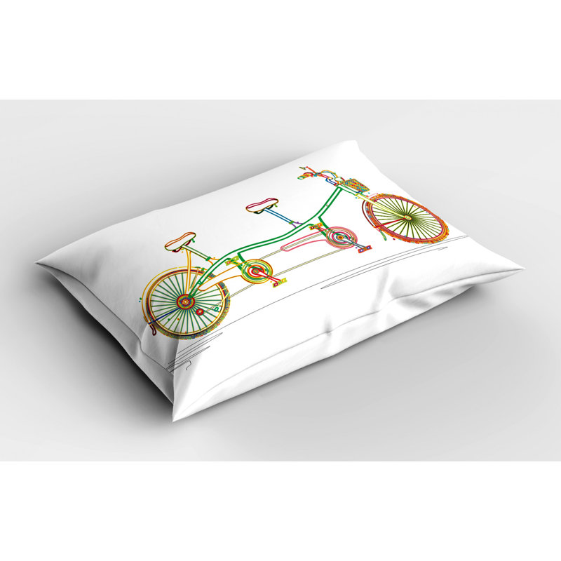 Taie décorative bicycle, Grand