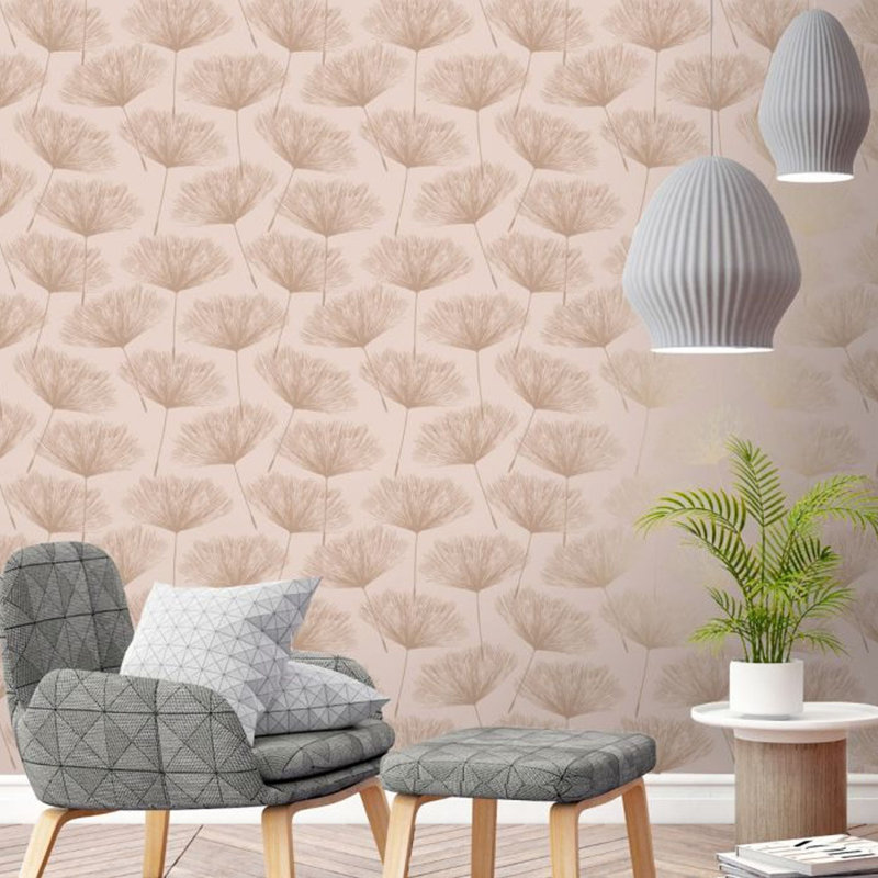Dutch Wallcoverings Wallpaper Fleur, Pink