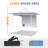 8 Ft. X 8 Ft. White Pop-Up Canopy With Extended Eaves