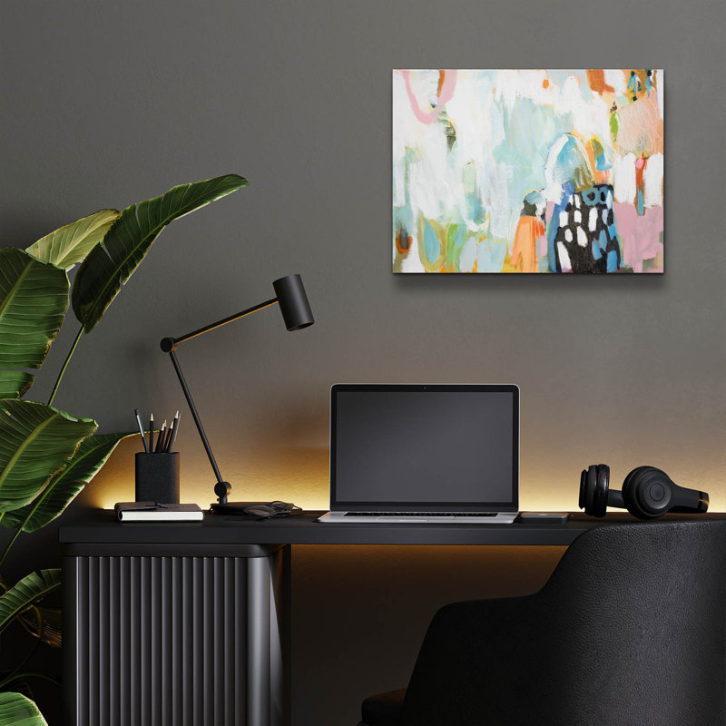 «B-W Abstract» par Jenny Westenhofer, Acry, H 12 po x l 16 po x P 0,13 po