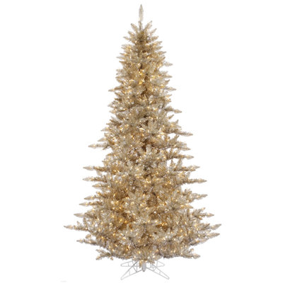 Champagne Fir 3' Artificial Christmas Tree with 100 Clear Lights