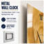 Horloge murale décorative Welton I - Céleste blanche-766980937