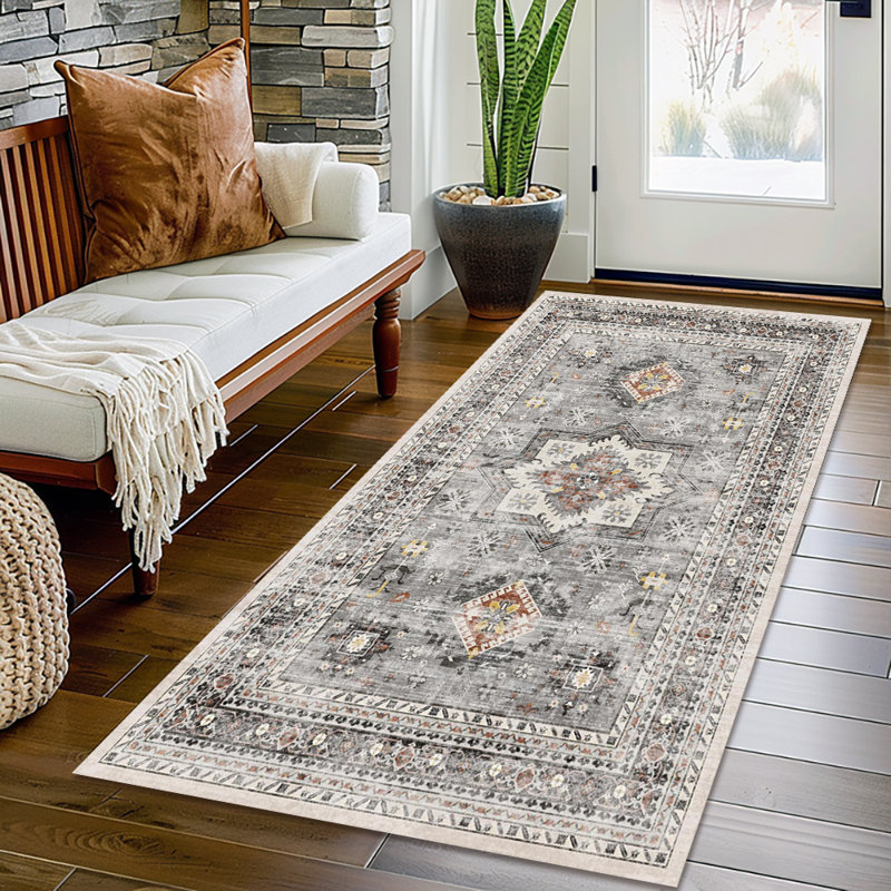 Area Rugs for Living Room - Washable Rug Modern Abstract Soft Large Neutral Non-Slip Carpet Indoor Floor Stain Resistant Thin Carpets for Bedroom Dining Room Farmhouse Nursery Home Office