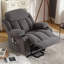 Fauteuils inclinables Power Lift avec massage thermique, structure en métal, design moderne pour le salon