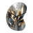 Abstract Shapes And Lines IV - Boom Shape Unique Abstract Marble Wall Clock-105568677