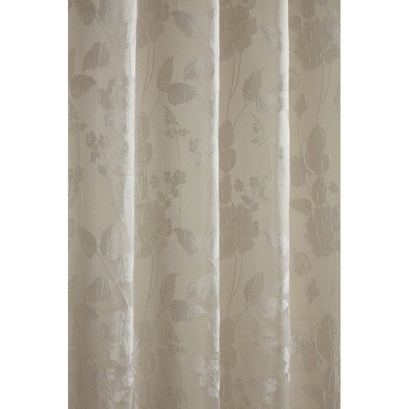 Leah Room Darkening Sliding Panel Pair, Cream, Width 168 x Drop 137cm