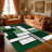 Emerald Mondrian Geometric carpet-easy to clean, machine-washable, soft and comfortable; suitable for door mats, kitchens, living rooms, bedrooms, corridors, and laundry areas. Easy to clean, durable carpet for home decoration.-907840849