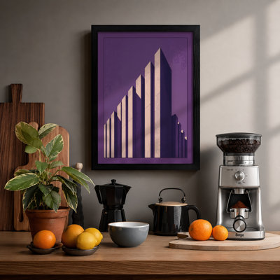 Urban Monument Art Deco - Framed Print