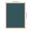 Tableau mural en tissu encadré, 19 x 25 cm, motif bleu sarcelle foncé-1622240278