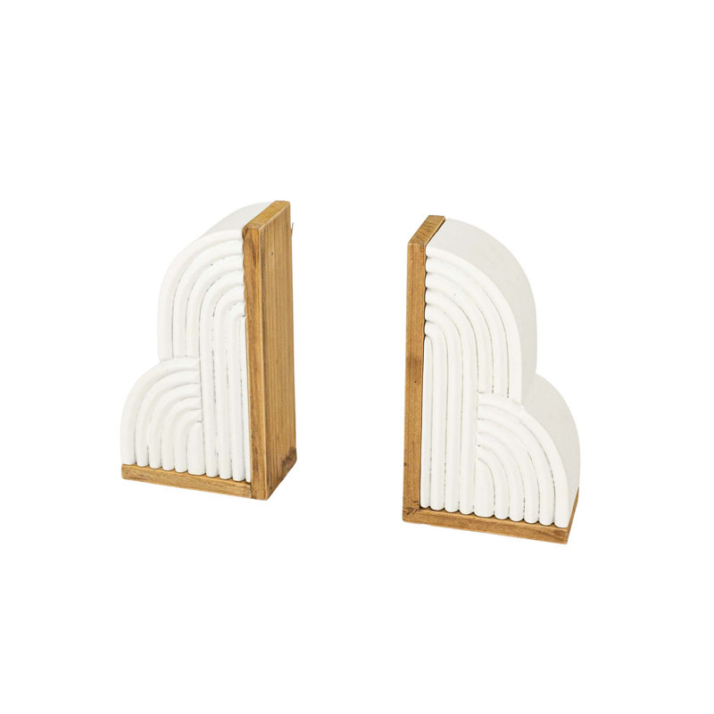 Wood Bookends