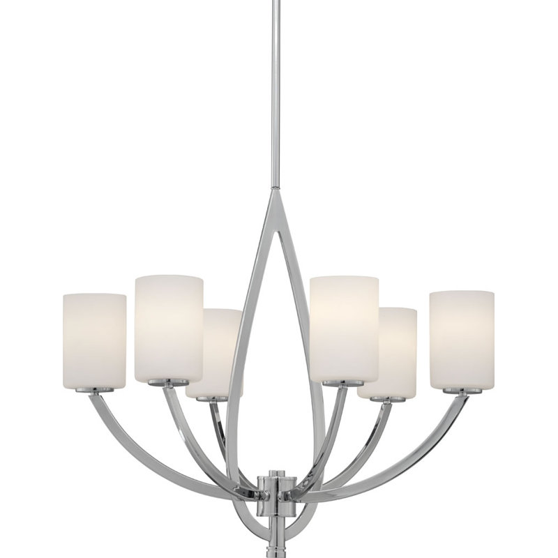 Lustree classique/traditionnel 6 lumières ombrée Mcphearson
