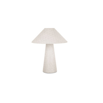 Flecked White Table Lamp