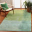 Tapis bleu en laine touffeté à la main Mullican-45711089